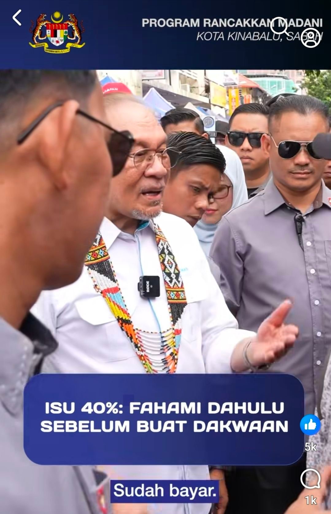Anwar Ibrahim: Kerajaan MADANI Salurkan Lebih RM17 Bilion untuk Hak Sabah, Hentikan ‘Perdagangan Hak’